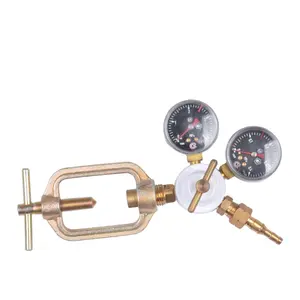 Russia style M20 connection gas pressure acetylene regulator with brass material gas torches