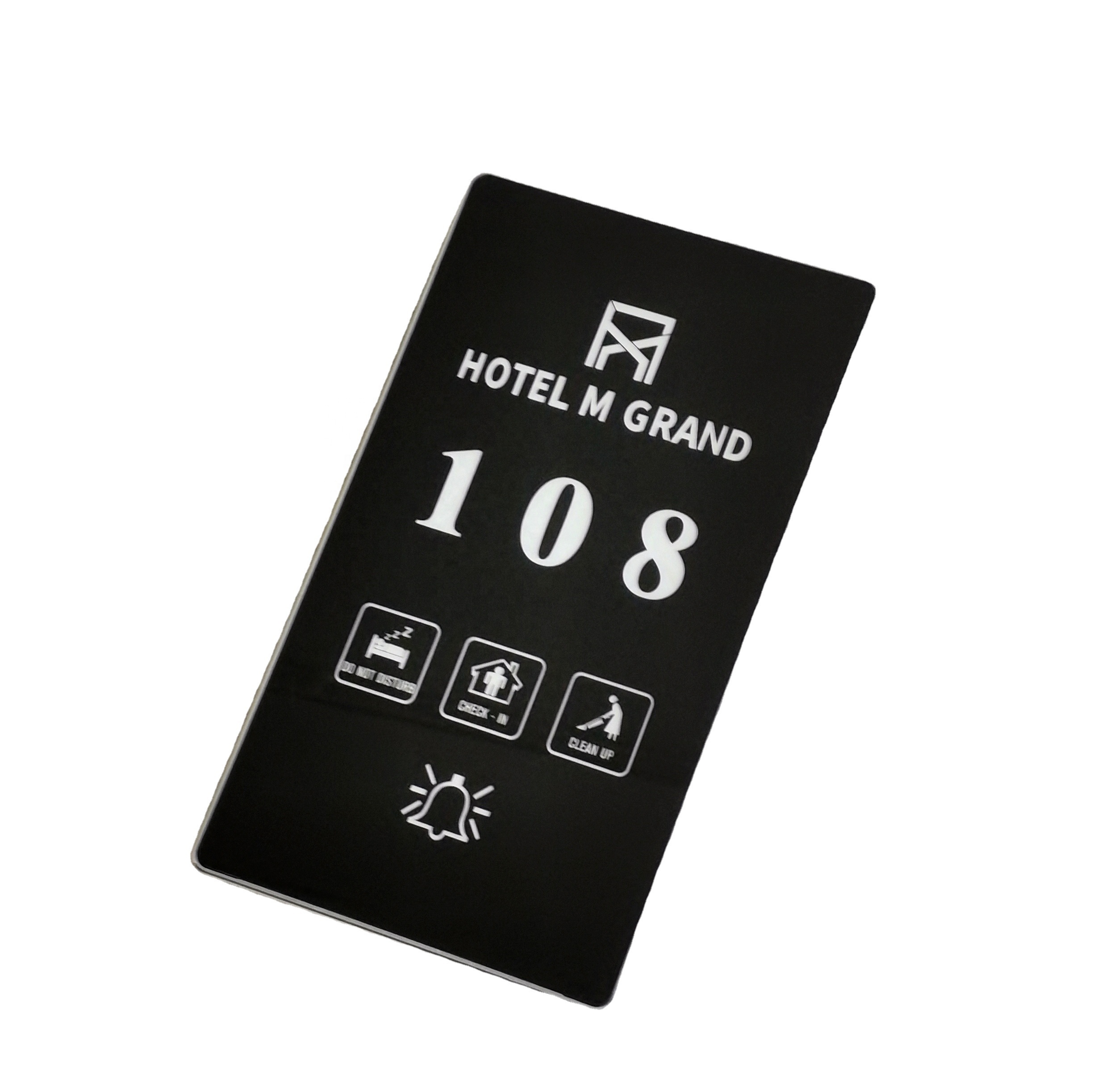 Светодиодные дверные знаки Smart Hotel с сенсорным выключателем, дверные электронные таблички