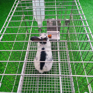 Laboratorio in acciaio inossidabile grandi gabbie per allevamento di conigli commerciali - Product Image 5