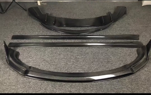 Kits de cuerpo de difusor de labio de parachoques trasero de estilo V de fibra de carbono de alta calidad alerón de coche para <span class=keywords><strong>Tesla</strong></span> Model Y 2021-UP - Product Image 4