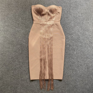 Mujeres de lujo Sexy un hombro flor Patchwork largo ceñido al cuerpo vendaje vestidos elegante noche Club fiesta vestido fabricante - Product Image 1