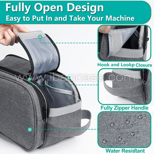 Étui de rangement pour équipement d'<span class=keywords><strong>apnée</strong></span> avec logo personnalisé, <span class=keywords><strong>sac</strong></span> de transport compact pour machine CPAP - Product Image 3