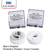 ZNK HANS Nouvelle lentille de protection de haute qualité 30x5 3KW/34x5 8KW Anneau en céramique D31 M11 1064nm pour tête de laser de découpe de fibre