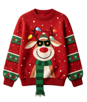 Nouveau Pull Jacquard Unisexe de Noël, Pull Moche de Noël, Pull d'Halloween, Pull de Noël LED, Pull de Fêtes