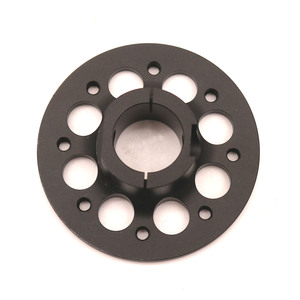 Usine certifiée ISO Usinage CNC personnalisé de haute précision Fraisage Tournage Base de fixation en aluminium anodisé clair - Product Image 5
