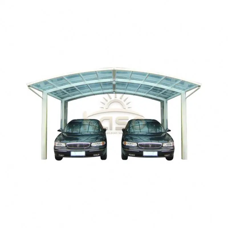 पक्ष गोल छत वॉल-मार्ट ब्रिटेन कीमत धातु Carport दो कार
