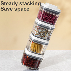 2023 diskon besar ramah lingkungan wadah penyimpanan vakum segel penyimpan makanan wadah penyimpanan makanan <span class=keywords><strong>Set</strong></span> - Product Image 6