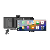 Monitor de Coche 2 en 1 con Pantalla Táctil IPS de 11.26 Pulgadas, Carplay Portátil, Cámara Frontal 2K y Android Auto, Gran Venta 2025