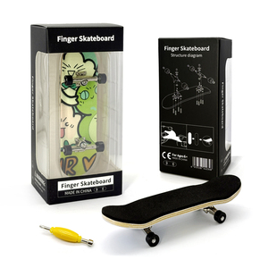 ALF.AILEFU Sport Private Label Mini <span class=keywords><strong>Finger</strong></span> <span class=keywords><strong>Skate</strong></span> Boarding Complete 5 Ply Maple <span class=keywords><strong>Tech</strong></span> <span class=keywords><strong>Deck</strong></span> Skateboard Full Set 29mm - Product Image 5