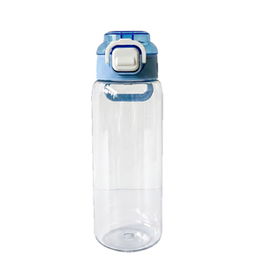 Bouteille d'eau en plastique à ouverture rapide avec paille, gourde de sport transparente avec poignée, sans BPA, pour l'extérieur - Product Image 6