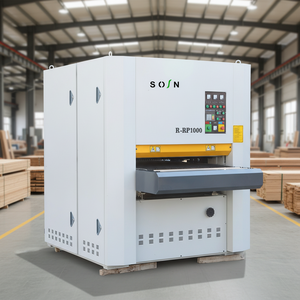 Machine de <span class=keywords><strong>ponçage</strong></span> à bande large automatique SOSN R-RP1000 pour le calibrage et le <span class=keywords><strong>ponçage</strong></span> du bois, destinée aux panneaux à base de bois - Product Image 1