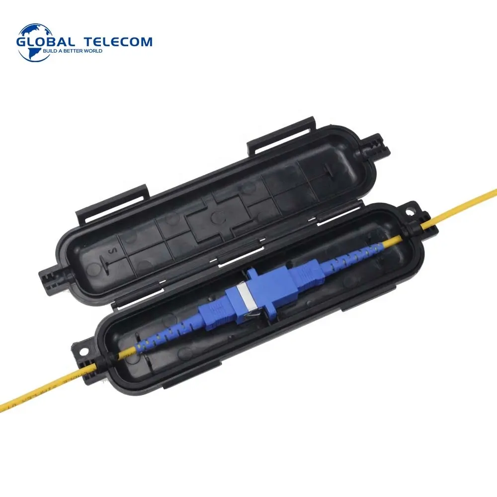 Ftth kutusu saplama kablo koruma kutusu açık ve kapalı 1 çekirdekli fiber optik saplama kablo ekleme su geçirmez ftth koruyucu kutu