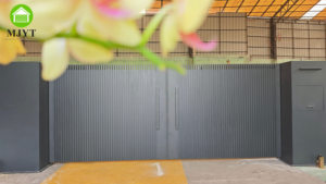 Cancello a battente per vialetto: Cancello a <span class=keywords><strong>doppia</strong></span> <span class=keywords><strong>anta</strong></span> in alluminio - Product Image 6