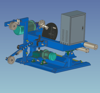 Machine de découpe de câbles optiques industrielle, machine automatique de formage de cordons de raccordement à fibre optique, modèle 450X, AC220V, 4.5KW, traction 0-4m/s