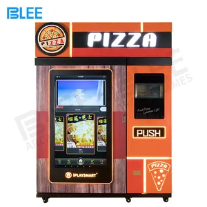 Outside Street Pizza Vending Machines Cooking Hot Pizza Vending Machine With Baking And Heat