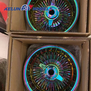 เลเซอร์ซี่ล้อ13 "14กลับ72ตรง/100สีขาวผนังล้อลวด - Product Image 6