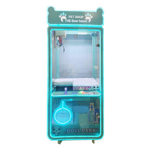 Machine à grue à pièces de conception panda la plus populaire Griffe en métal transparente pour le divertissement amusant dans les centres de jeu parent-enfant - Product Image 6