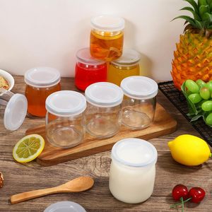 JAHNEX JHGJ107 200ml Botol Penyimpanan Kaca Food-Grade untuk Puding Sarang Burung, Yogurt, Jelly, dengan Tutup Aluminium dan Sablon Sutra - Product Image 4