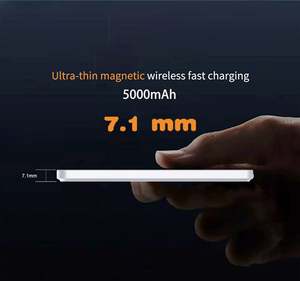 C148A Batería Externa Magnética Ultrafina <span class=keywords><strong>de</strong></span> 7.3mm con Pantalla LED, Carga Rápida Inalámbrica <span class=keywords><strong>de</strong></span> 15W y PD20W, Ideal para Viajes - Product Image 6