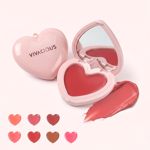 Rubor en Crema de Alta Calidad a Precio Económico, Color Rojo Rosado, Ideal para Piel Madura, Maquillaje Cremoso - Product Image 1