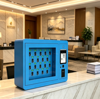 Armoire à clés intelligente avec empreinte digitale et mot de passe, enregistrement des accès, casier de rangement intelligent pour clés pour hôtels et concessionnaires automobiles 4S