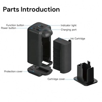Impresora de Inyección de Tinta Portátil EVEBOT PRINT IND 2025, Mini Impresora de Mano para Imprimir Fechas, Códigos de Lote en Botellas, Bolsas y Etiquetas