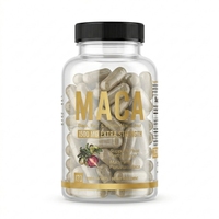OEM Schwarze Maca-Wurzel-Kapseln Kräuterergänzungsmittel für Erwachsene Männer zur Verbesserung der Männlichen Funktion, Stärke & Ausdauer 120 Kapseln