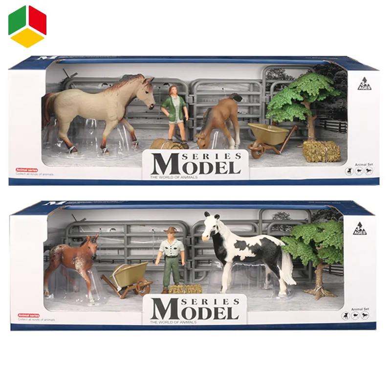 QS-Juego de animales al por mayor para niños, figuras de animales de granja de plástico, modelos, otros juguetes