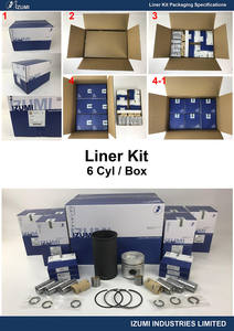 Kit de revestimiento de motor diésel IZUMI 6WG1 1-87812-773-87812-1 1-774-12111-1 964-2 Revestimiento 1-11261-379-2 Anillo 1-12121-143-0 - Product Image 3