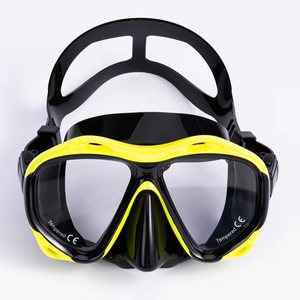 Máscara de Buceo de Doble Lente, Vidrio Templado, Silicona Líquida, para Adultos, Snorkel, Deportes Acuáticos - Product Image 5