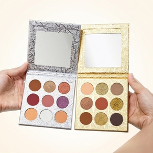 Palette Ombretti Vegana Personalizzabile Private Label, Pigmenti Cosmetici Multicolore per Trucco Occhi, Palette Metallizzata per Abbellimento Occhi - Product Image 1