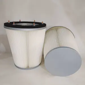 Os fabricantes fornecem filtro de poeira cônico do cilindro do filtro de poeira do cilindro de elevação de seis parafusos elemento do filtro de poeira