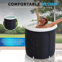 Emballage Premium Personnalisé avec Logo, Taille et Couleur pour Centre de Bien-être – Baignoire à Glace Deluxe pour Plongée Froide