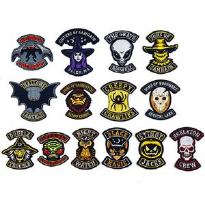 Parches de bordado personalizados sin mínimo Monster superventas, parche táctico bordado personalizado con gancho y bucle - Product Image 6