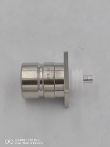 Conector TRU-6921 M12 Impermeable BNC RF Coaxial Macho Hembra Pogo Pin de 2 Pines con Certificación ROHS de 50A de Latón - Product Image 2