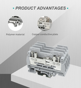 UTL commutation DIN Rail <span class=keywords><strong>bornier</strong></span> à vis pour 6mm2 57A/400V Type <span class=keywords><strong>de</strong></span> test fil connecter <span class=keywords><strong>bornier</strong></span> - Product Image 4