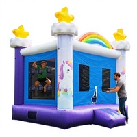 Château gonflable commercial écologique de 13 pieds (longueur) pour adultes et adolescents - Souffleur 750W, panier de basket inclus, qualité supérieure