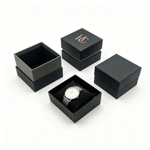 Proveedor Confiable de Cajas para Relojes, Caja Rígida de Papel con Tapa y Base, Logotipo Personalizado, Empaque de Lujo para Relojes, Fábrica Profesional, Se Acepta OEM - Product Image 3