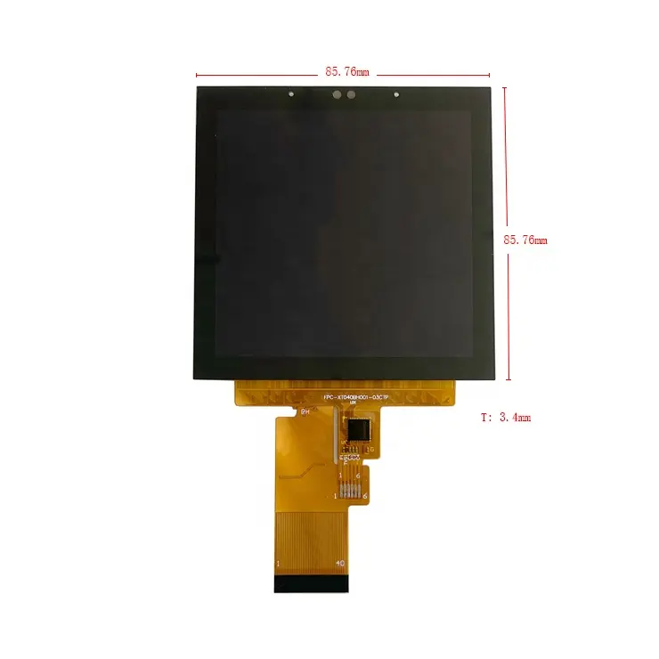 4 inch lcd touch screen 3.95 inch 480x480 RGB 40pins ips tft lcd display with 5 points I2C Projected Capacitive Touch Screen