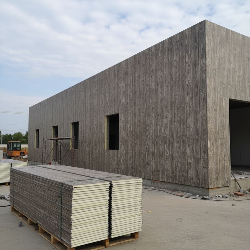 Exposed Structure PU Wall Panels High Tech Style Industrial Modern ...