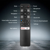 Grosir Remote Control TV pintar baru RC802V Universal IR Remote menggantikan model lama plastik & bahan ABS UNTUK TCL Android
