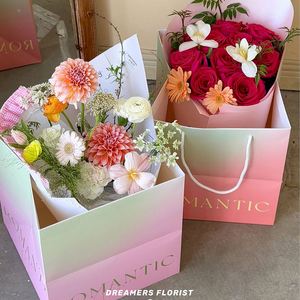 ถุงกระดาษไอวอรี่บอร์ดหนา 250 แกรม ถุงของขวัญ ถุงใส่ดอกไม้ สำหรับผู้จัดดอกไม้ ร้านดอกไม้ - Product Image 6