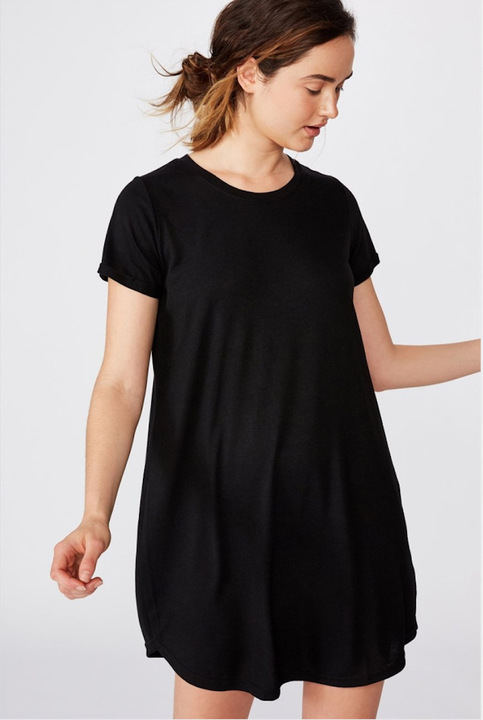 High Quality Casual Polyester Short Sleeve Solid Color Cheap Clothes Dress for Women Apparel