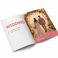 Brochure, catalogue et dépliant personnalisés en papier kraft couché avec impression offset et gaufrage, service d'entreprise économique du Jiangsu