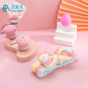 ชุดแปรงทำควา<span class=keywords><strong>ม</strong></span>สะอาดใบหน้าทำจากซิลิโคนพร้อมที่คาดผม - Product Image 2