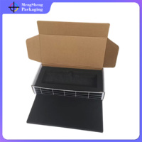 Kosmetik Flat Mailer Custom Printing Wellpappe Kraft karton Papier karton für Versand boxen Geschenk box