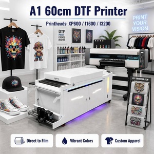 GOOSAM <b>A1</b> 60cm Dtf <b>Printer</b> Dual XP600 I1600 I3200 with Heating Shaker Oven Industrial Heat Transfer - Product Image 1