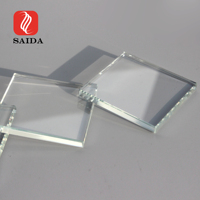 Substrat en verre ITO/FTO OEM 0,4-2 mm 7-10/10-15 Ohm, verre trempé pour applications de laboratoire, d'éclairage LCD et solaire