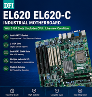 Carte mère industrielle ATX DFI EL620-C LGA775 G41 avec 3 emplacements ISA, double LAN Gigabit, 8 ports COM, compatible XP Win2000, d'occasion