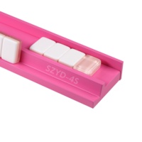 Ensemble de 4 poussoirs en bois pour Mahjong américain en bois de pin Jeu de supports pour tiges de Mahjong en bois Support pour tuiles de Mahjong